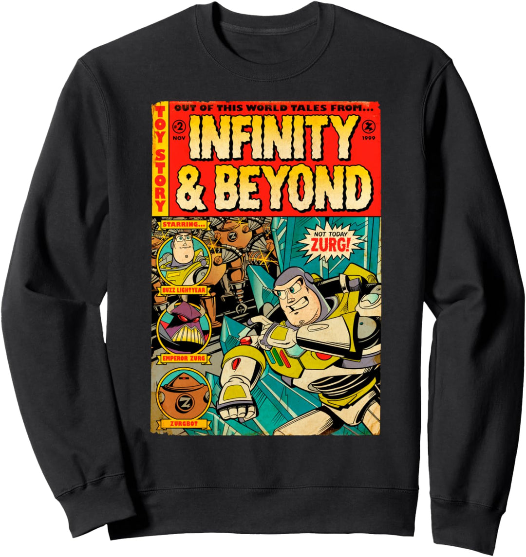 Disney Pixar Toy Story Buzz Lightyear Comic Cover Poster Sweatshirt