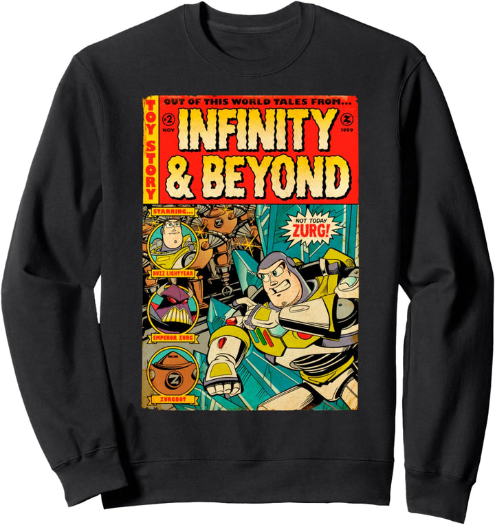 Disney Pixar Toy Story Buzz Lightyear Comic Retro Sweatshirt