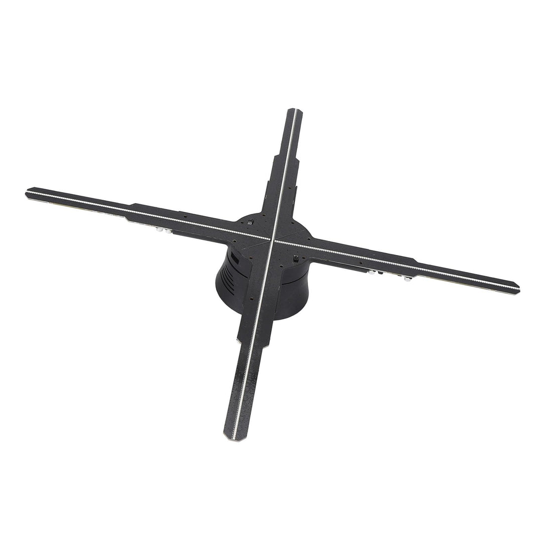 Holografischer 3D-Projektor, 45 cm, 4 Flügel, 3D-Hologramm-Lüfter, Werbedisplay, Integriert, 8 GB, U