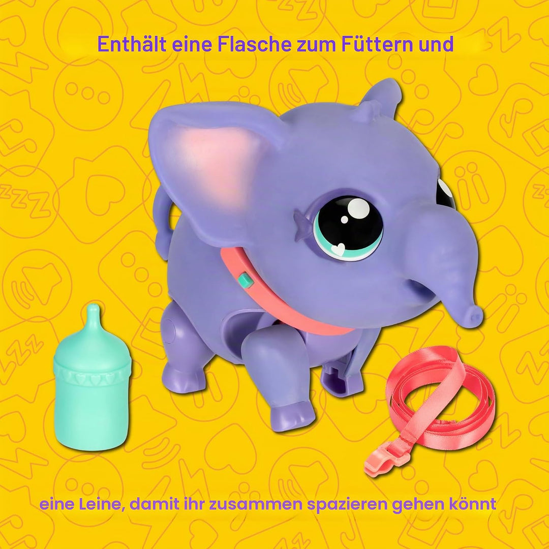 Little Live Pets My Walking Elefant, der Elefant, Spielzeug-Haustier, geht und Tanzt zum Rhythmus de