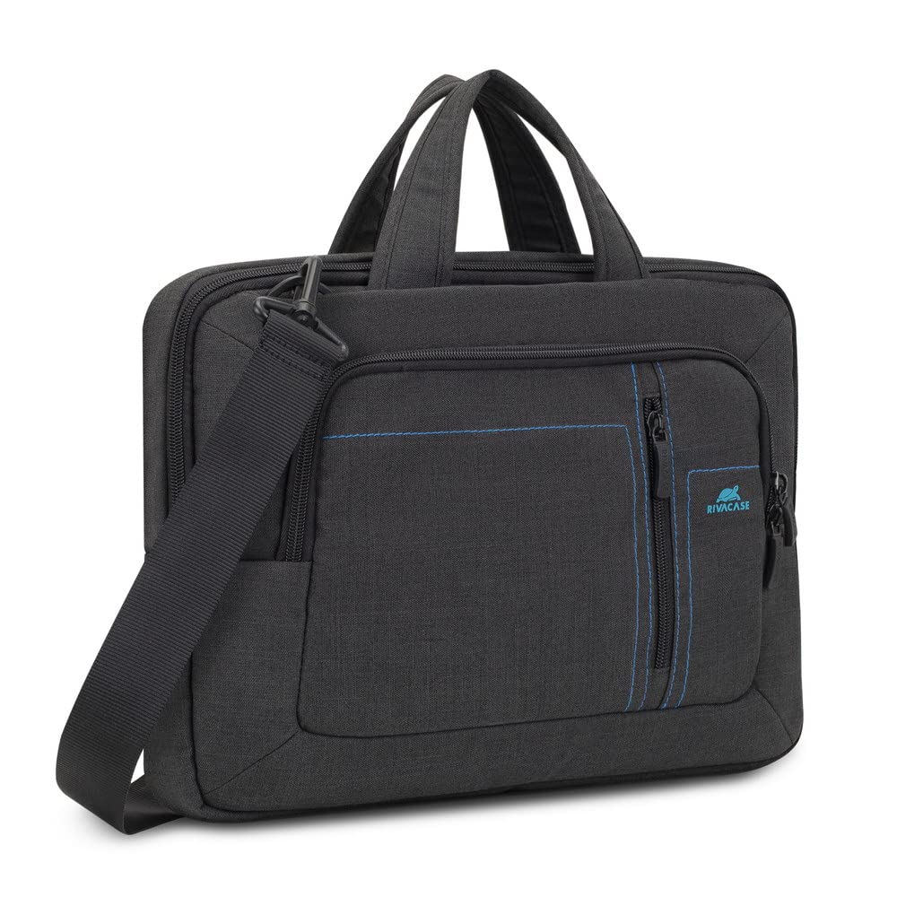 RIVACASE Tasche für Laptops bis 13.3“ – Leichte und stillvolle Notebooktasche mit Zubehör Fächern un
