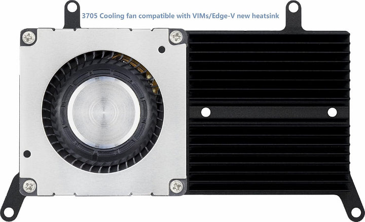 Khadas 3705 Leiser Kühlventilator Cooling Fan Kompatibel mit Neu VIMs/Edge-V/Edge Wärmeableiter 3705