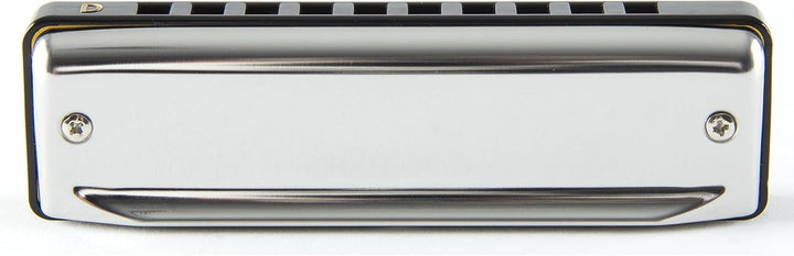 Suzuki Bluemaster MR250C diatonische Mundharmonika aus ABS, 10 Blasöffnungen, Chrom, C