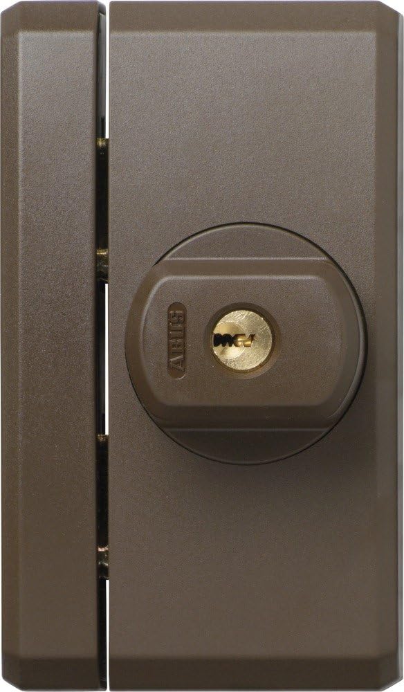 ABUS Fenster-Zusatzsicherung FTS96 AL0145 - Fensterschloss 2 verkrallenden Stahlriegeln, gleichschli