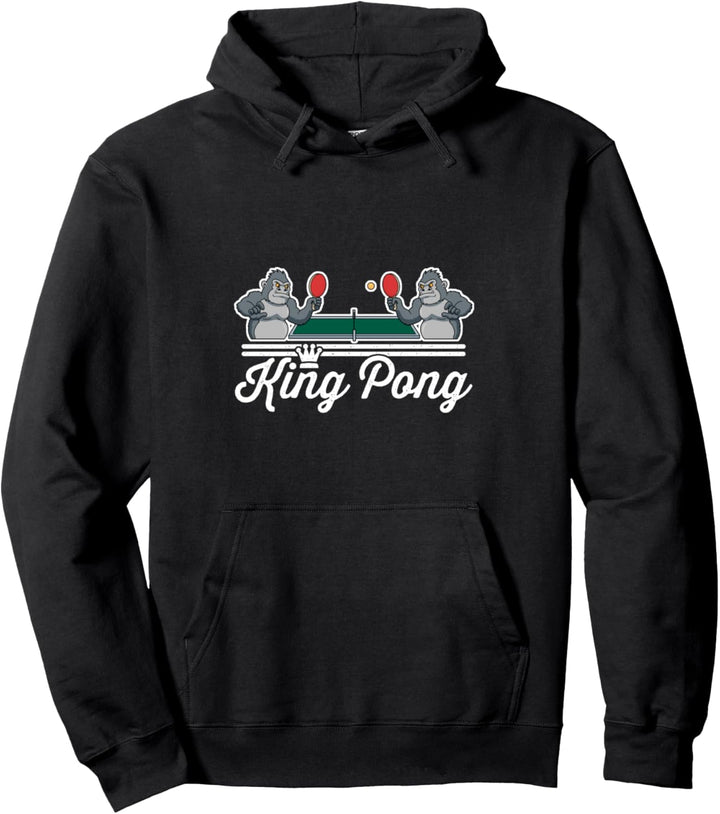 King Pong Tischtennis Pullover Hoodie