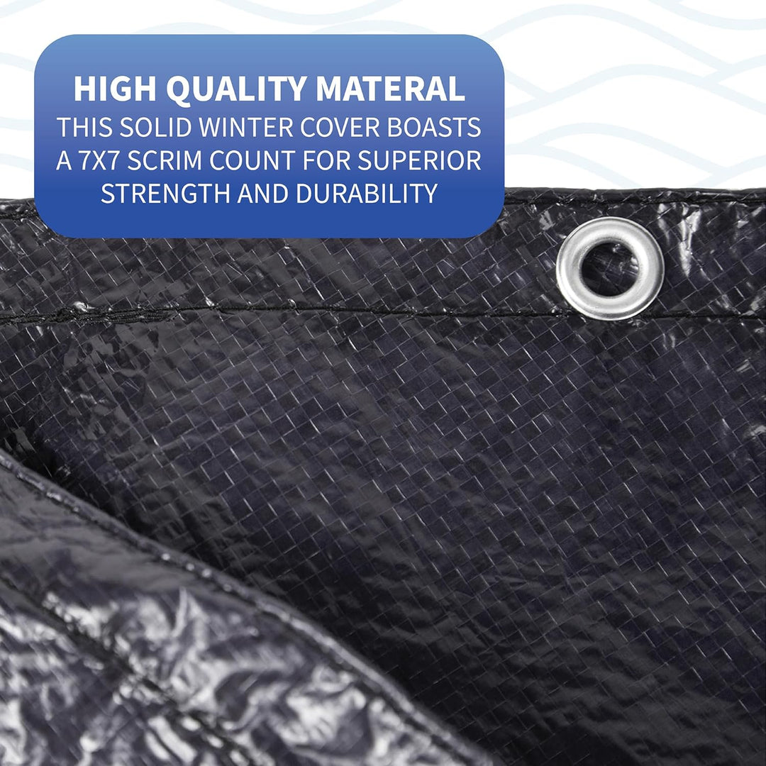 Defender 8 Jahr oval vor Ground Winter Pool Cover 15 by 30-Feet, 15 by 30-Feet