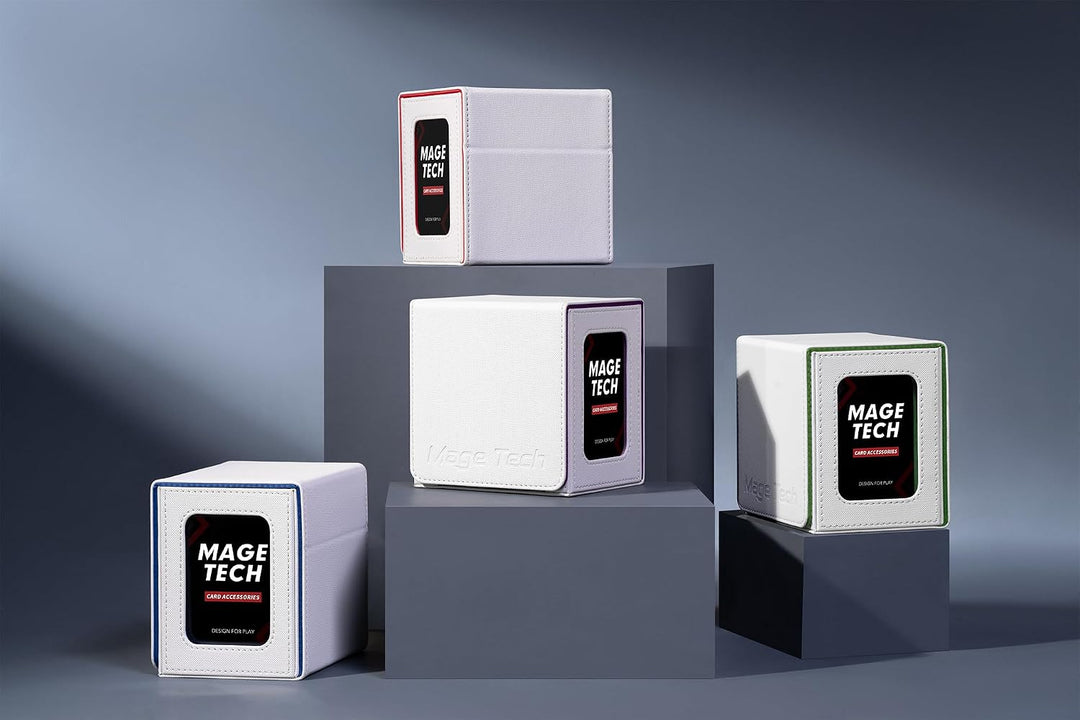 Kartendeck-Box für MTG Commander - Patentiertes Design, Commander-Display, Passend für 100 doppelt u