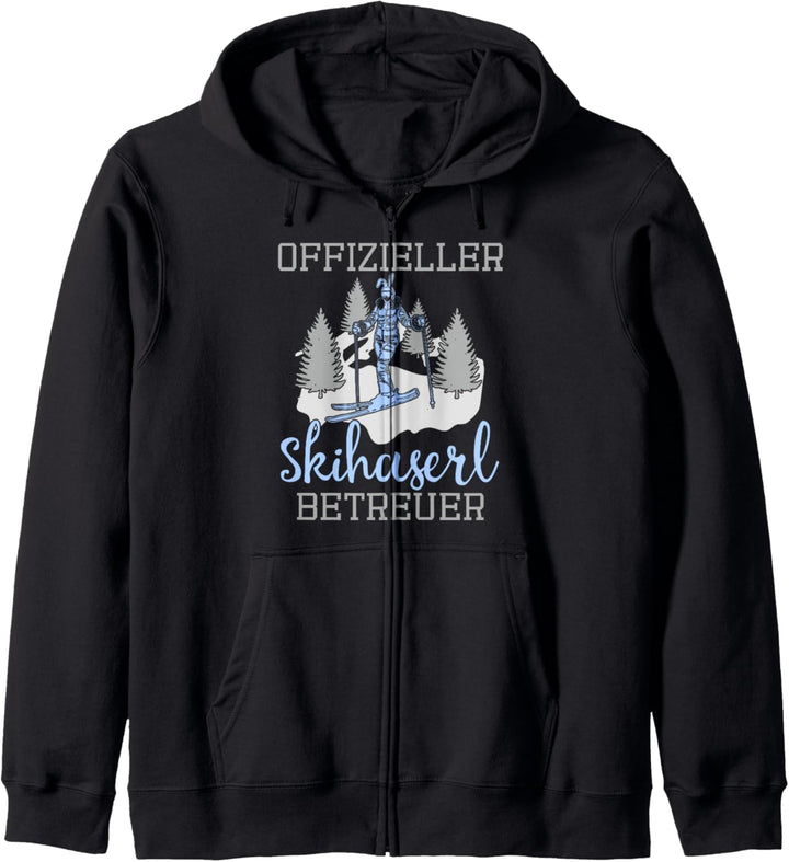 Skihaserl Betreuer Apres Ski Skifahren Snowboarden Skihasen Kapuzenjacke