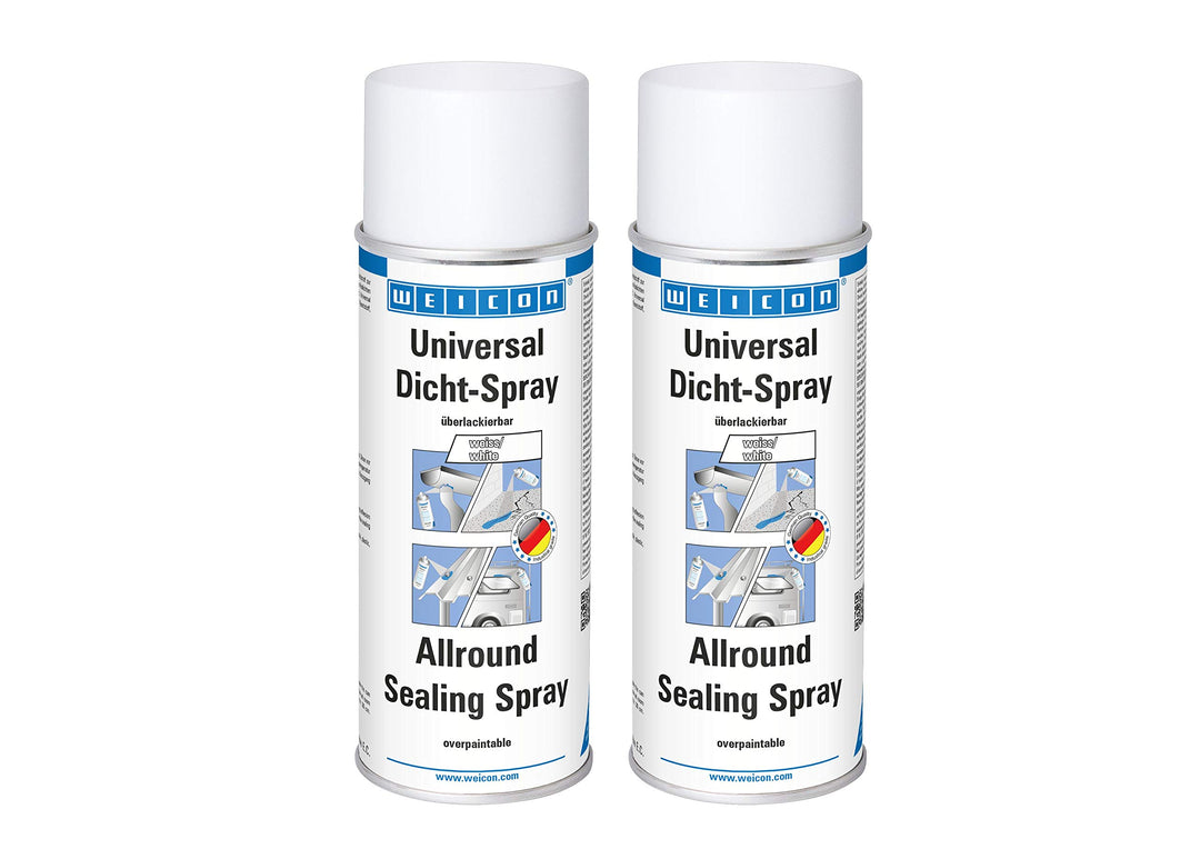 WEICON Universal Dicht-Spray 400 ml 2er Set | Dichtmittel für den Innen- und Aussenbereich | Sprühku