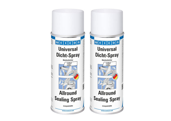 WEICON Universal Dicht-Spray 400 ml 2er Set | Dichtmittel für den Innen- und Aussenbereich | Sprühku
