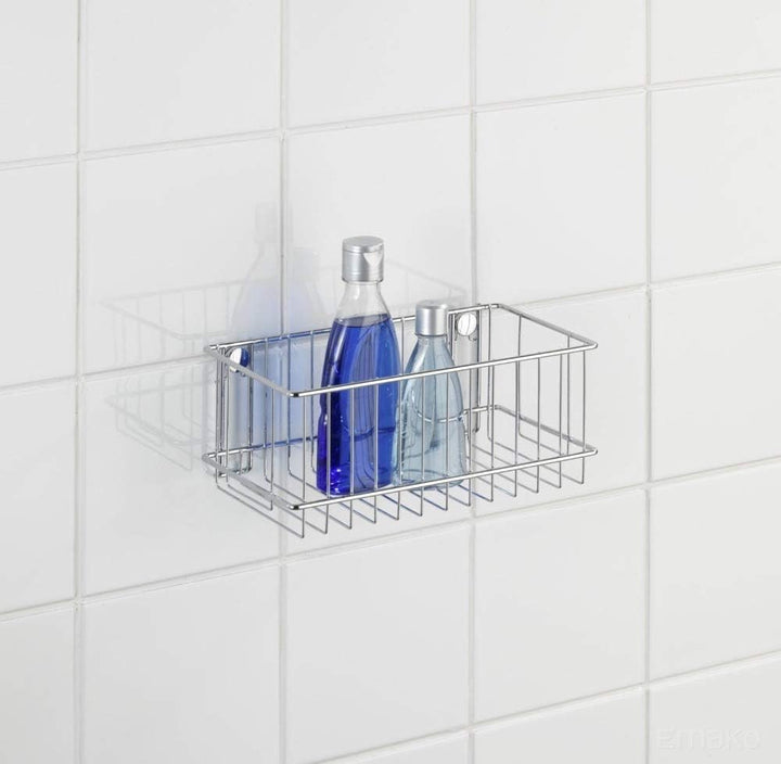 WENKO Wandablage gross Classic Chrom Uno (Extra Tief), Uno (Extra Tief)