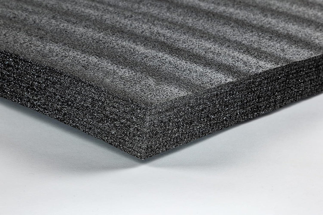 TYGR Multilayer Schaumstoff 1000x600x50 schwarz für Werkzeug, Kamera & Co. | Einfaches Bearbeiten |