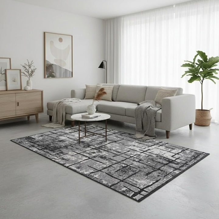 Jimri Kurzflor Wendeteppich - Flach gewebter Teppich für Schlafzimmer & Wohnzimmer, Eingang, Flur -