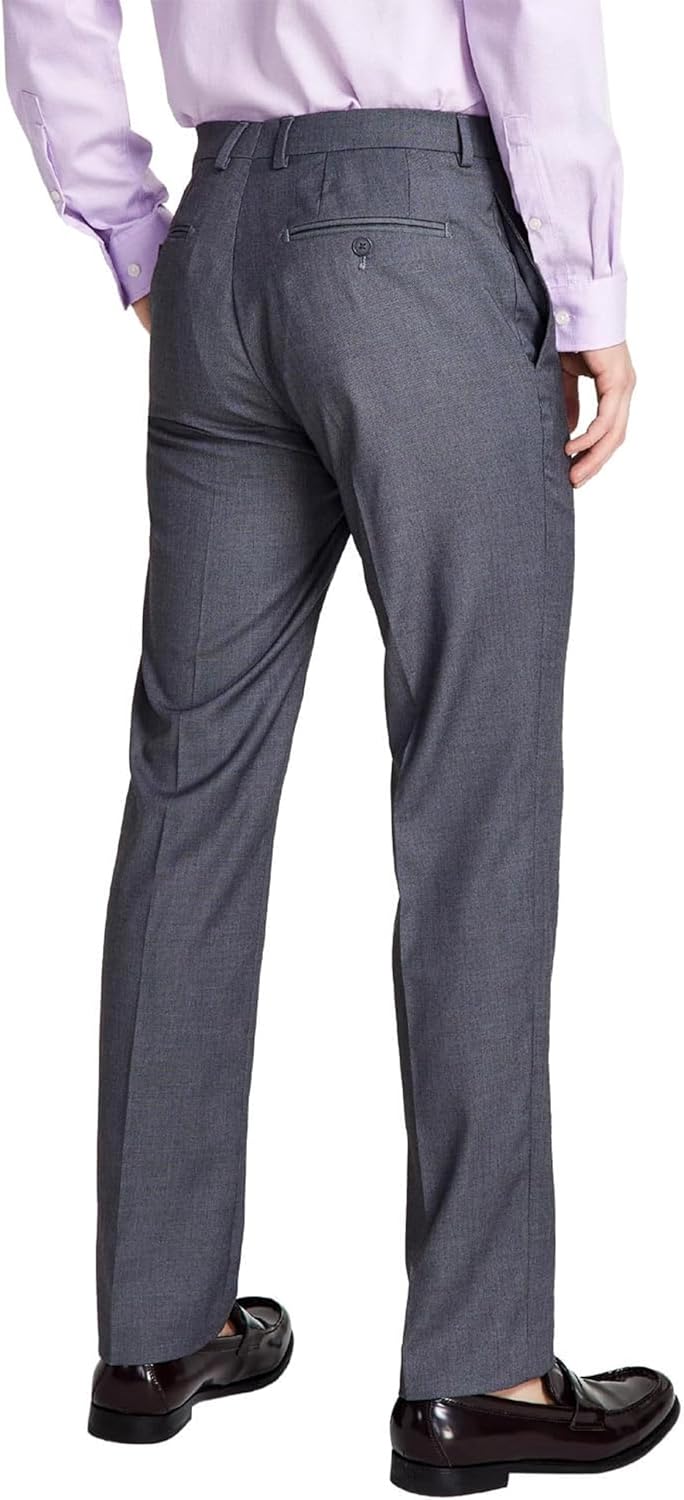 Calvin Klein Herren Slim Fit Kleid Klassische Hose 30W / 30L Mittelgrau, 30W / 30L Mittelgrau