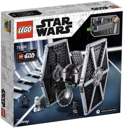 LEGO 75300 Star Wars Imperial TIE Fighter Spielzeug mit Sturmtruppler und Piloten als Minifiguren au