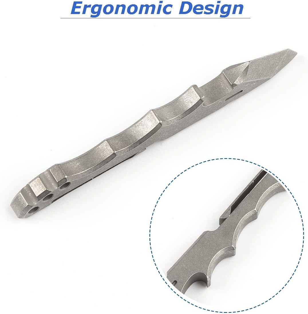 Titan-Stemmeisen EDC Outdoor Multi Tool mit Flaschenöffner Box Öffner Clip-Funktion für Outdoor Camp