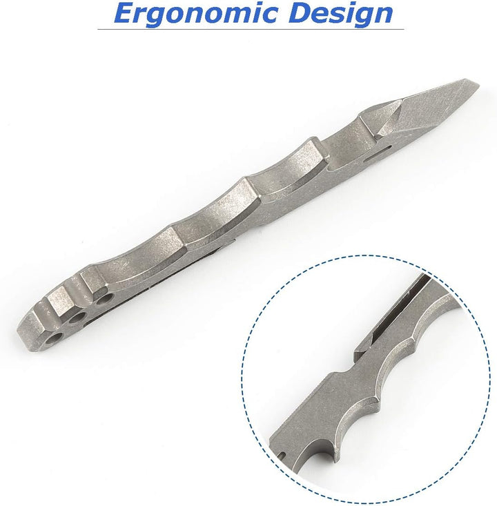 Titan-Stemmeisen EDC Outdoor Multi Tool mit Flaschenöffner Box Öffner Clip-Funktion für Outdoor Camp