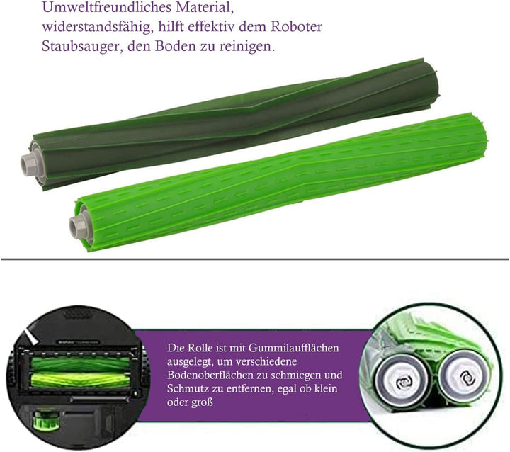 Ersatzteile Zubehör, Ersatz-Rollenbürsten für irobot Roomba S S9 (9150) S9+ S9 Plus (9550) S-Series