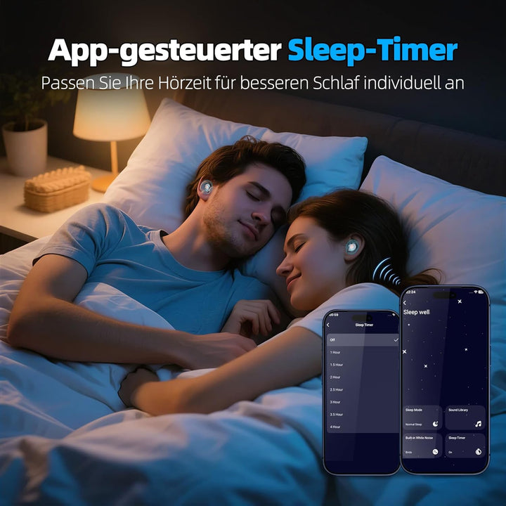 Bluetooth Kopfhörer Kabellos, Schlaf kopfhörer Seitenschläfer 2026, Schlafkopfhörer Bluetooth 5.4 mi