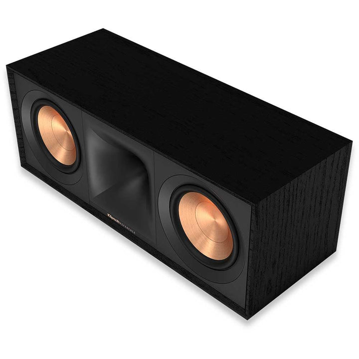 Klipsch R-50C Black (Einheit) - Zentrallautsprecher Schwarz für Heimkino - 100 W/400 W - 8 Ohm