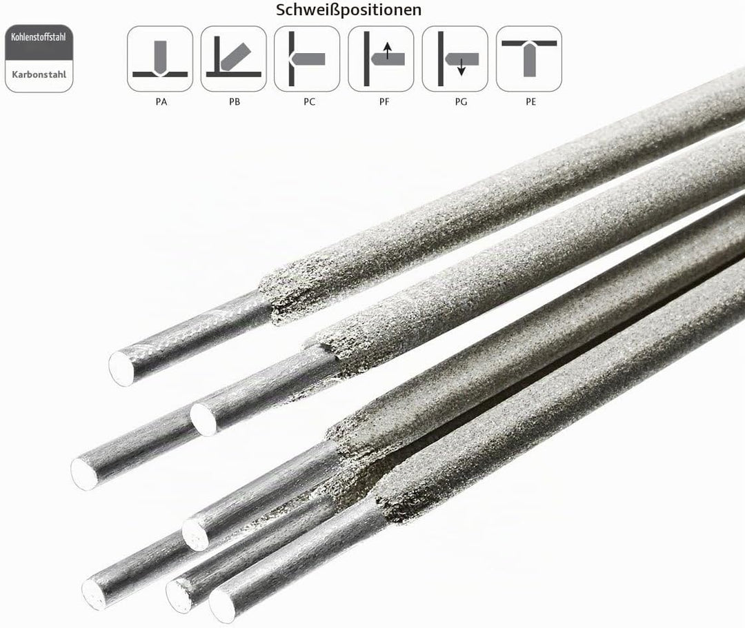 STARK Rutile Allround-Schweisselektrode - 3 x 350 mm - 5 kg/ca. 185 Stück - universale Stabelektrode
