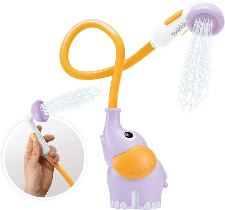 Yookidoo Elephant_shower Babydusche Elefant, Lila Blasslila, Blasslila