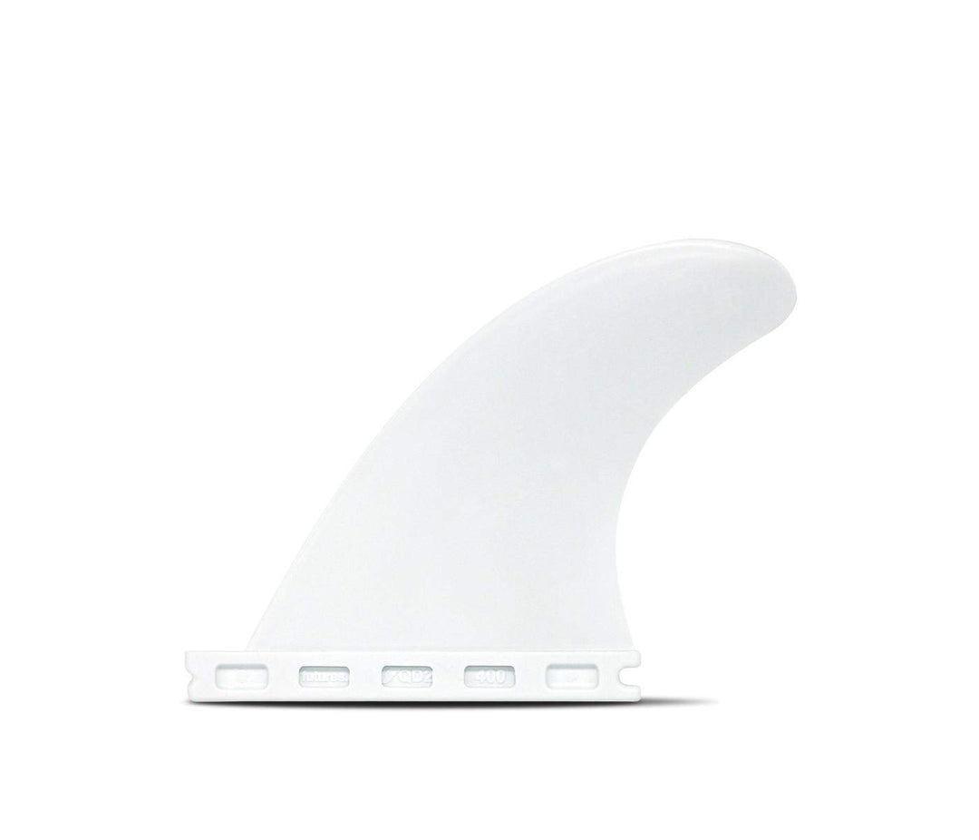Futures QD2 4.0 Symmetrical Thermotech Quad Trailer Fin Weiss Medium, Weiss Medium