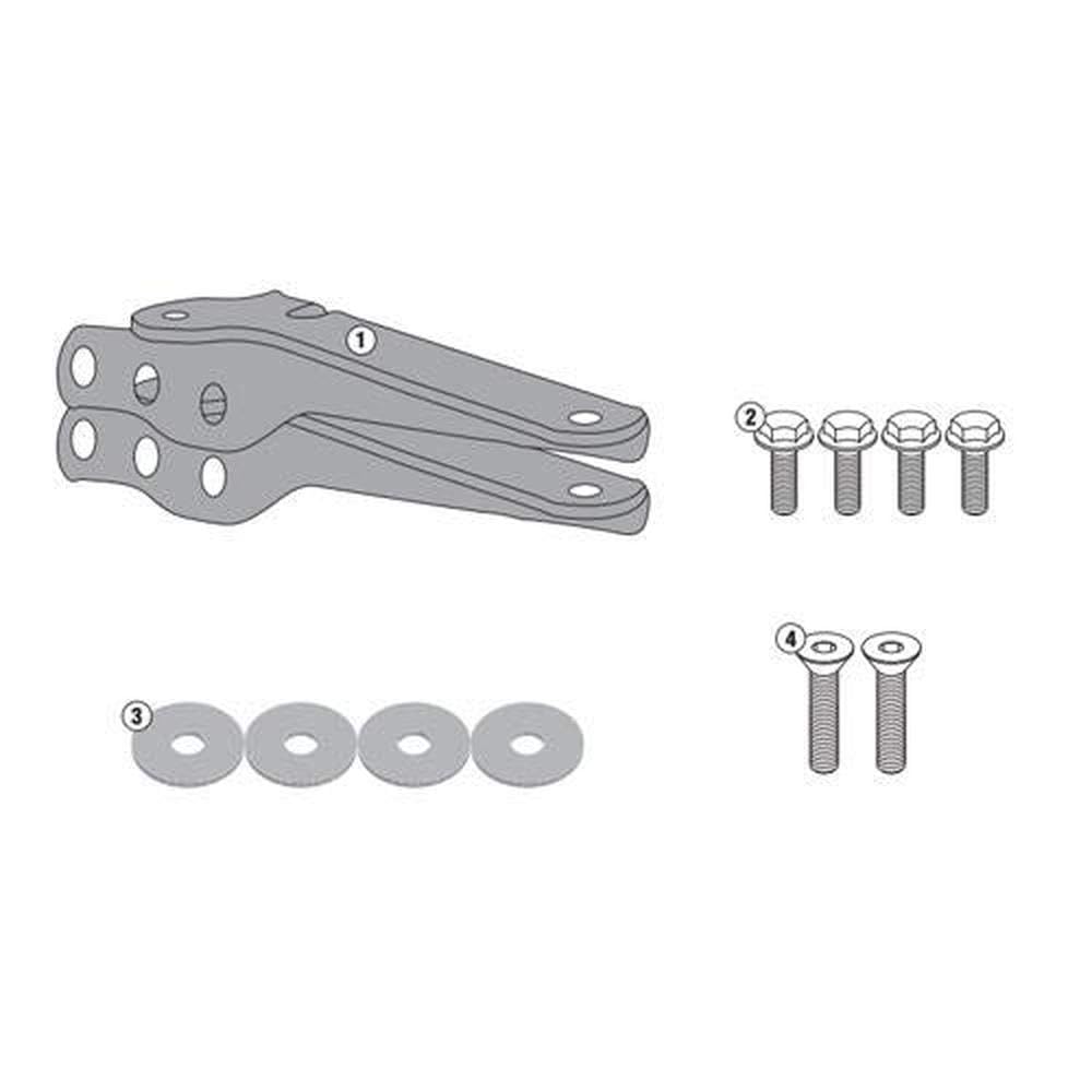 Givi SR4114 TopcaseTräger für Monolock und Monokey Topcase, Other