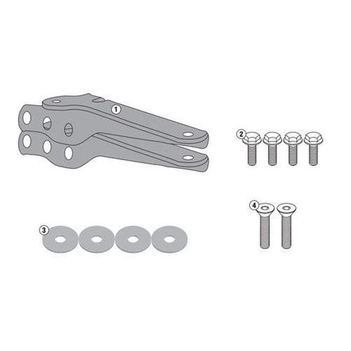 Givi SR4114 TopcaseTräger für Monolock und Monokey Topcase, Other