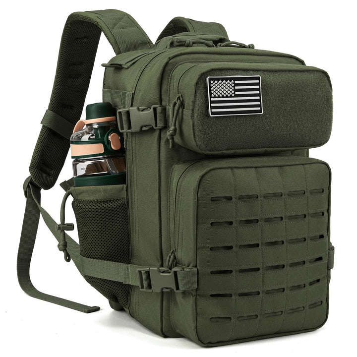 QT&QY Taktischer MilitäR Rucksack Herren Gross 25l/35l/45L Bundeswehr Rucksack 3 Tage Molle Armee Ru