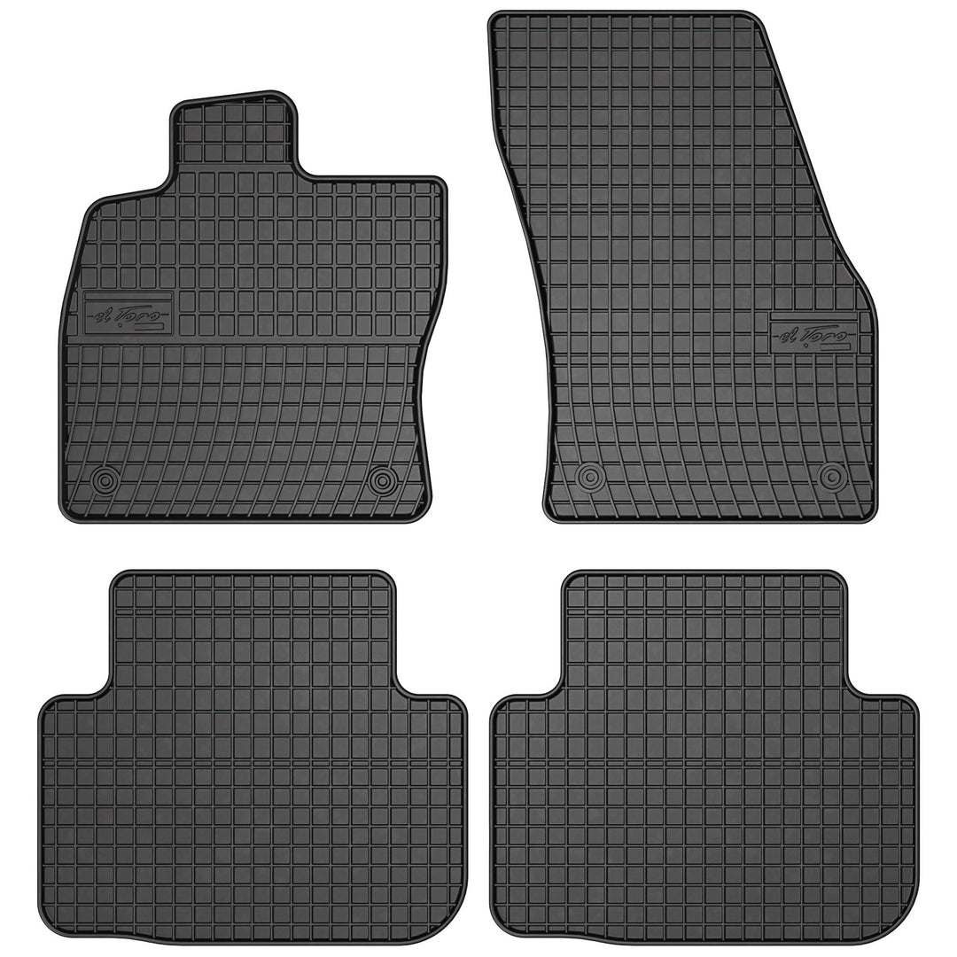 SMK Gummimatten Auto Fussmatte passt für Volkswagen Golf Sportsvan 2014-2020 Verbessern Sie Ihren Re