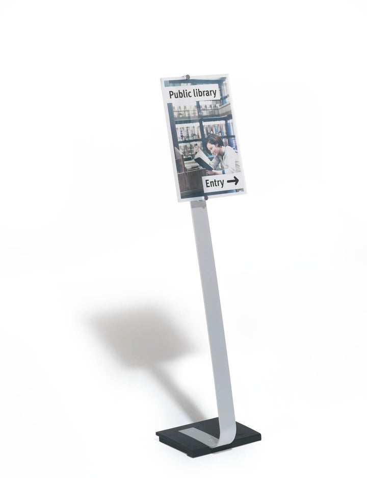 Durable Präsentationsständer Crystal Sign Stand A3, für Hoch- und Querformat, 481923, A3