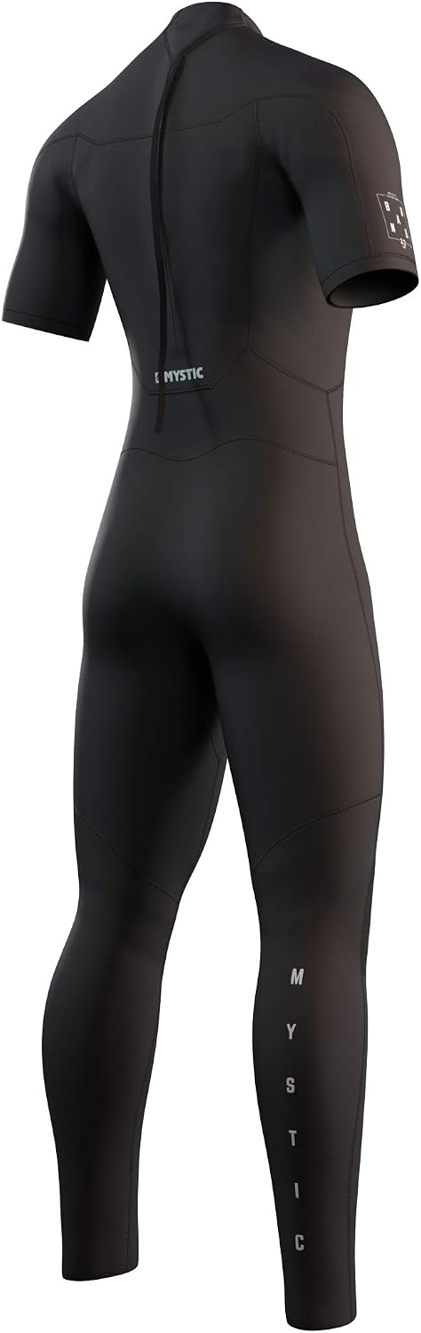 Mystic Watersports - Surf Kitesurf &amp; Windsurfing Herren Brand 3/2mm Kurzarm Neoprenanzug - Schwarz -