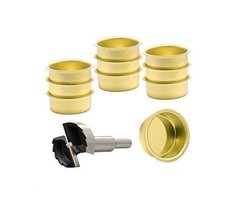 A.J. Wwe - Metallwaren GmbH Teelicht Tülle 40 mm und EIN Forstnerbohrer verzahnt 1 5/8'' (42 mm), Mo