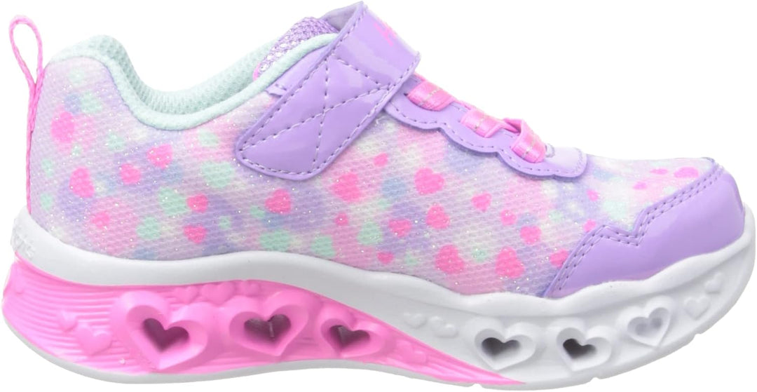 Skechers Mädchen Twinkle Sparks Ice DreamsicleSneaker 24 EU Lavender Textile Hot Pink Trim, 24 EU La