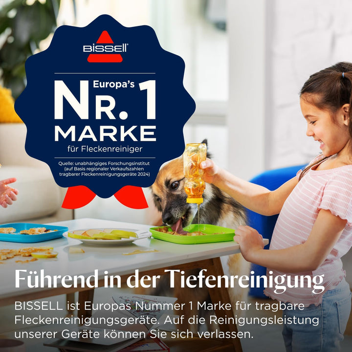 BISSELL SpotClean Mini Polsterreiniger Gerät mit Kabel, Tragbarer Teppichreiniger, Ideal für schnell