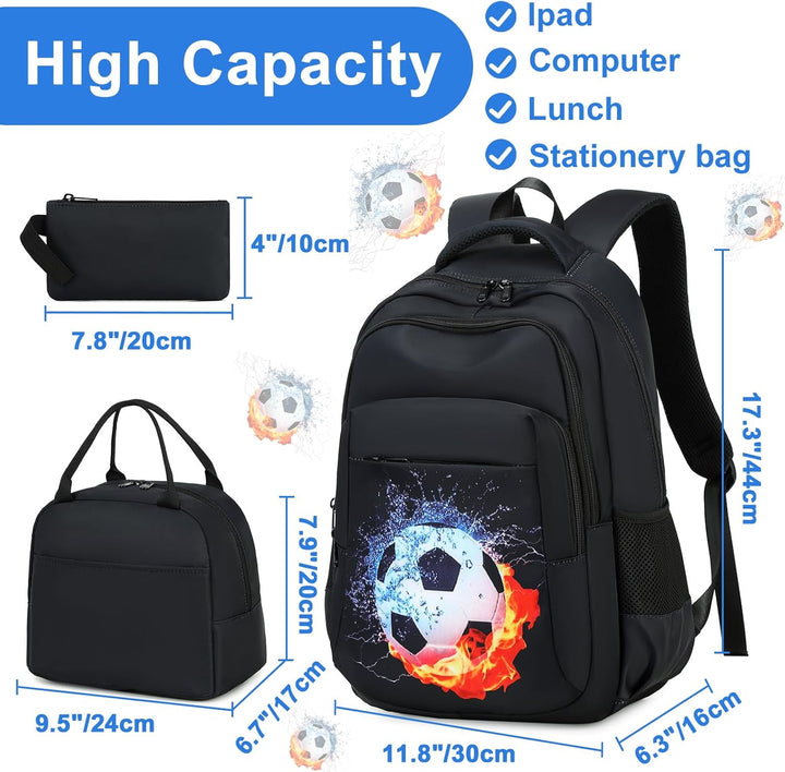 LEDAOU Schulrucksack Junge Teenager Kinder Juvenile Mädchen Daypack Mädchen Freizeitrucksack Backpac