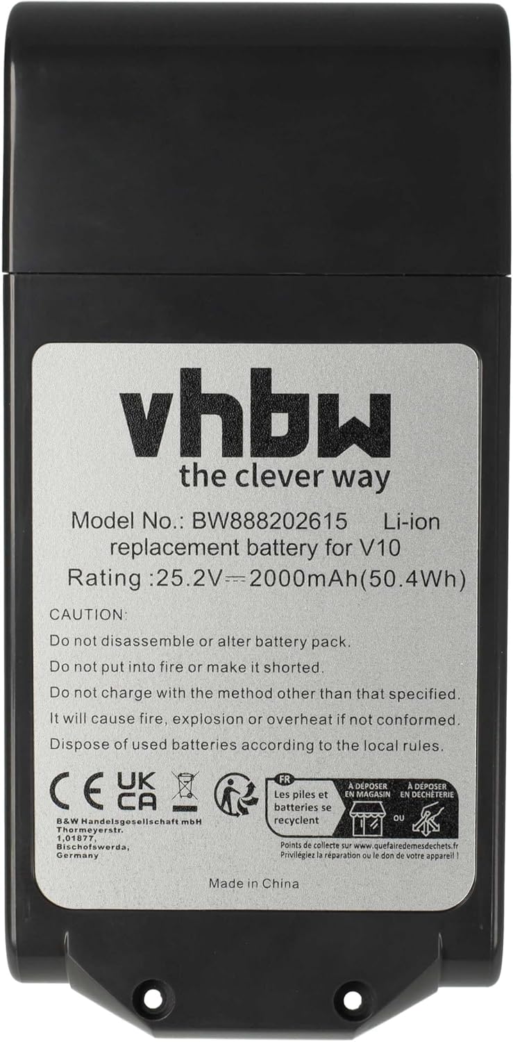 vhbw Akku kompatibel mit Dyson V10 Animal