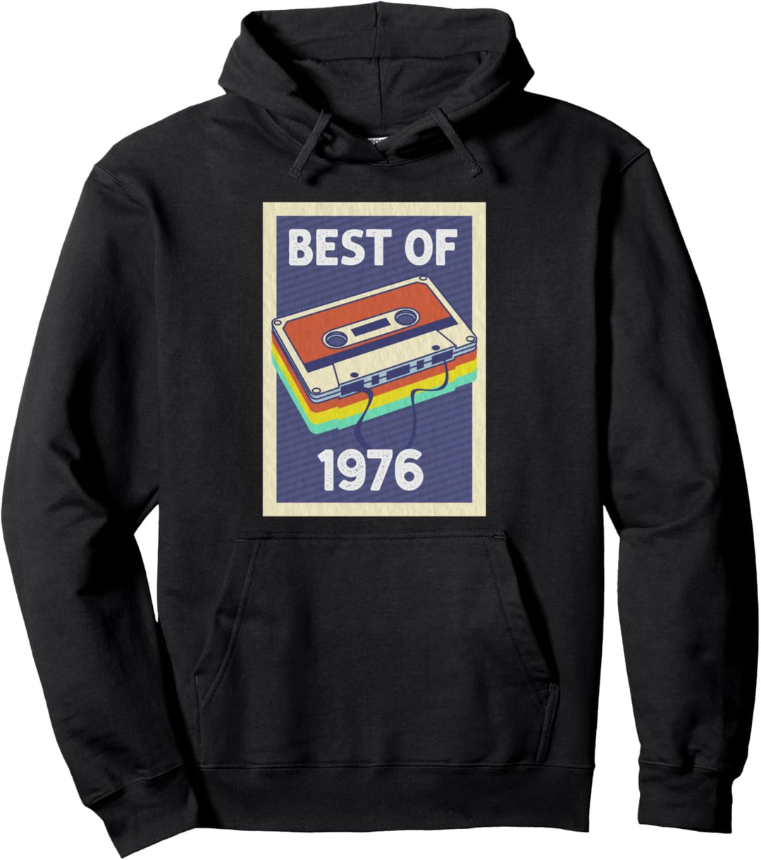 44. Geburtstagsgeschenkidee - Best of 1976 - Retro Pullover Hoodie