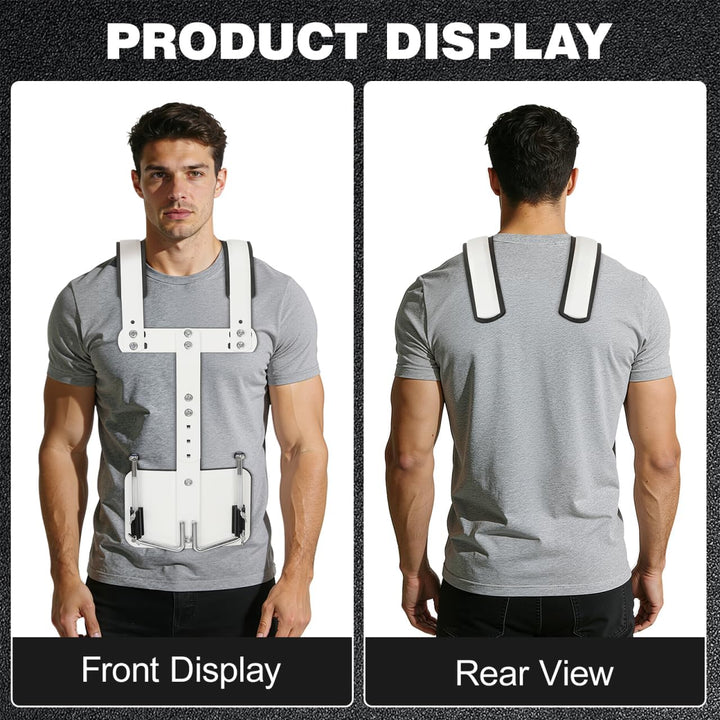 MILISTEN Snaredrum Carrier Adjustable Snare Drum Shoulder Strap Harness Backing Frame Percussion Ins