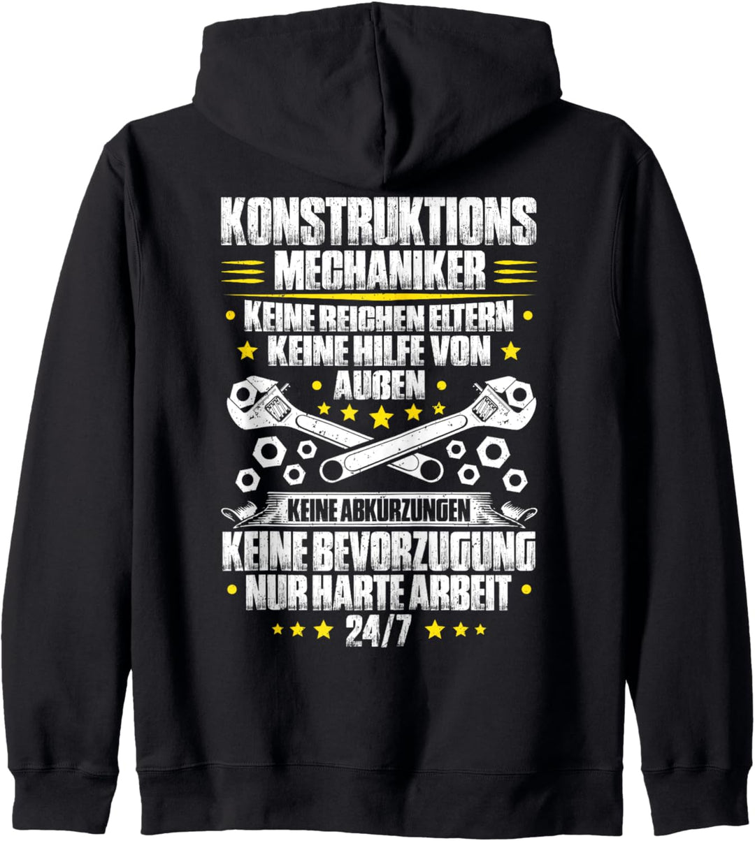 Harte Arbeit Konstruktionsmechaniker Kapuzenjacke