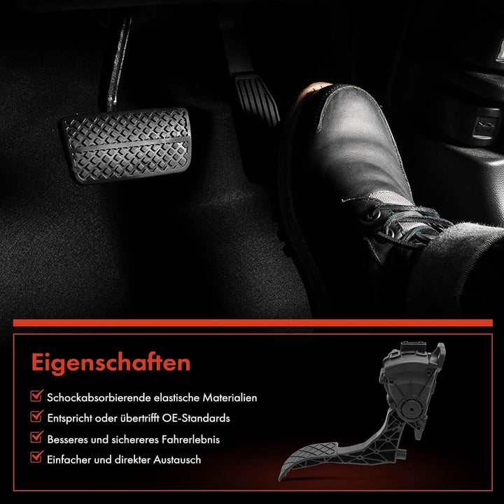 Frankberg Gaspedal Fahrpedalsensor mit Sensor für Linkslenker Kompatibel mit Golf IV 1J1 1997-2005 P