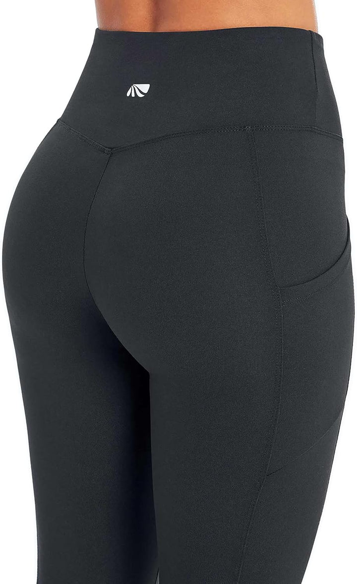 Marika Damen Knöchel-Leggings Drew High Waist Tummy Control Mid-Calf Legging L Schwarz, L Schwarz