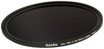 HAIDA Slim Graufilter PRO II MC (mehrschichtvergütet) ND1000x 67mm. Schlanke Fassung + Cap mit Innen