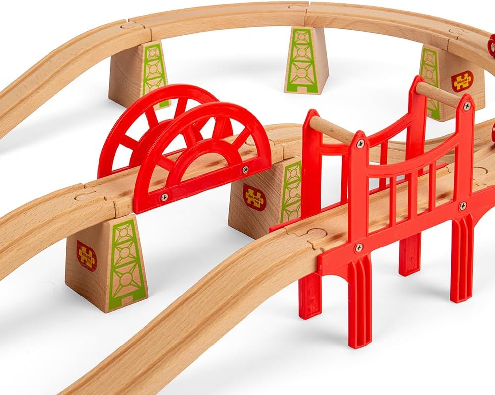 Bigjigs Rail Brücken Ausbauset Für Holzeisenbahn