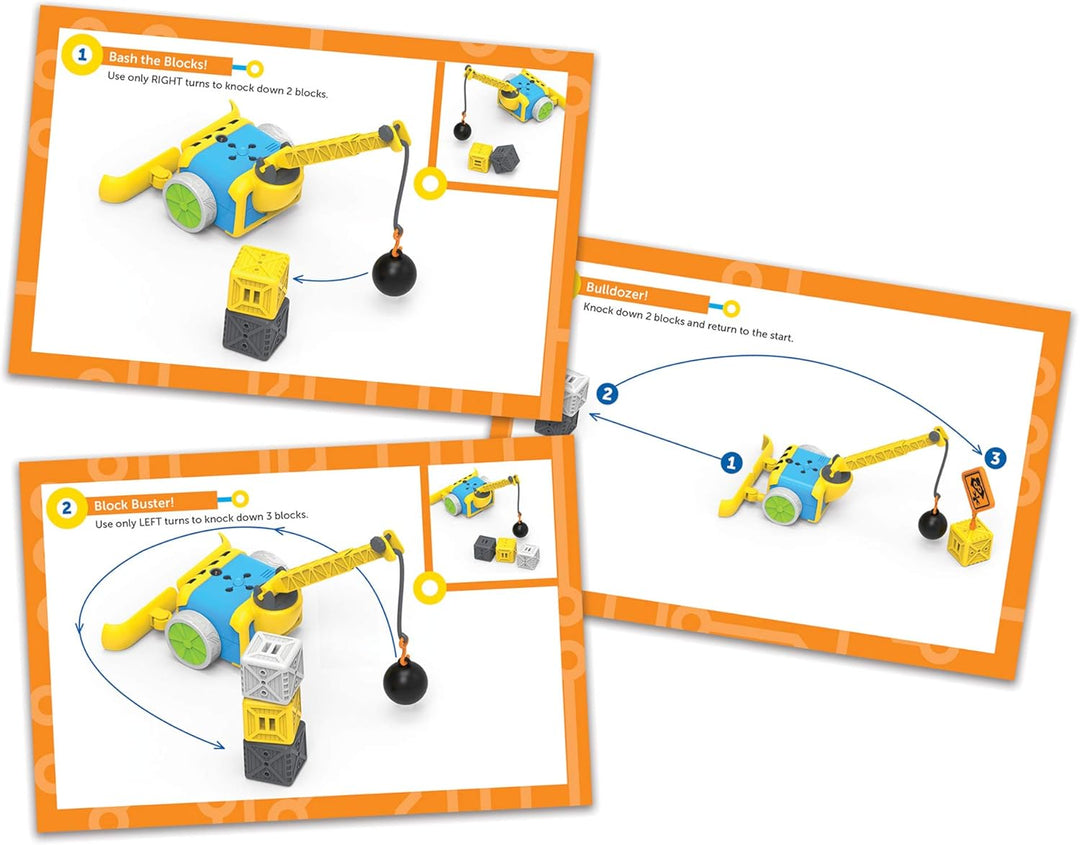 Learning Resources Botley Baustellen-Zubehörset mit Abrissbirne, Ab 5 Jahren, Erweiterung für progra