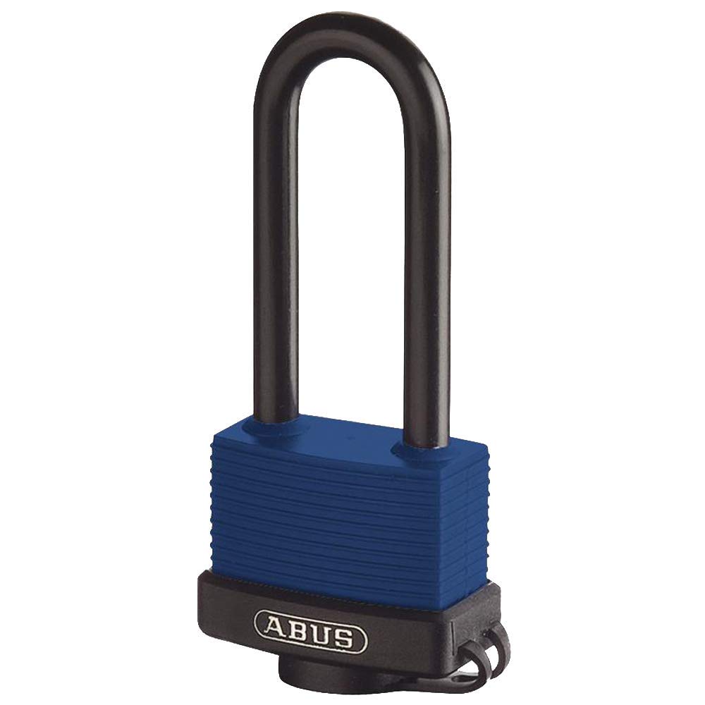 ABUS Messing-Vorhängeschloss Aqua Safe 70IB/45HB63 mit hohem Bügel - wetterfest - Edelstahlbügel für