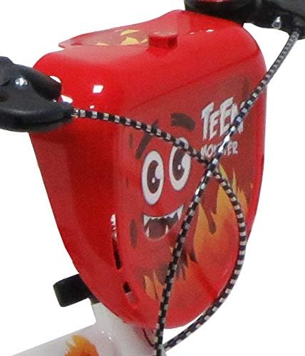 Denver Babys (Jungen) 16" Teen Monster 2416 Bike, Weiss/Rot/Schwarz