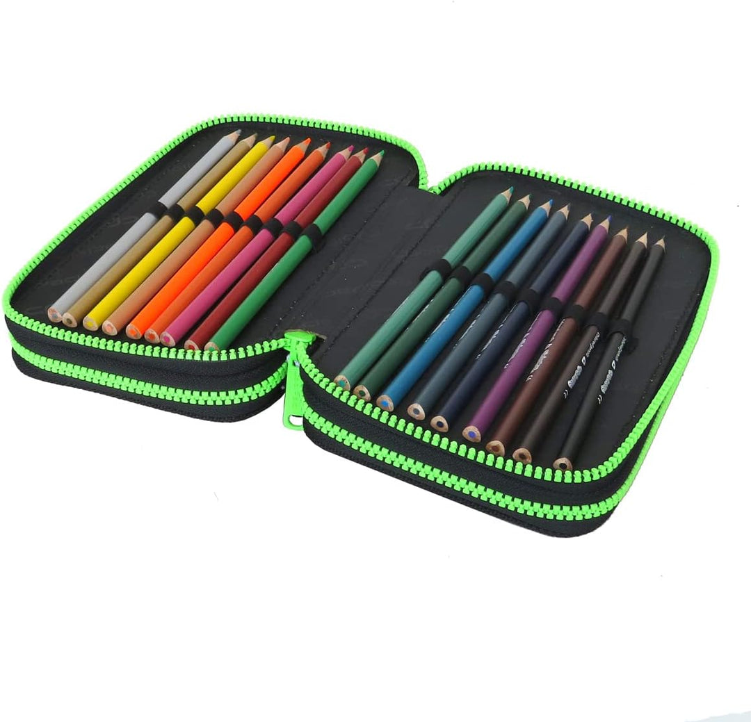 CoolPack XXL Federtasche Federmappe 3-Fach Schulstiftetui, dreifaches Federmäppchen, Federmäppchen f