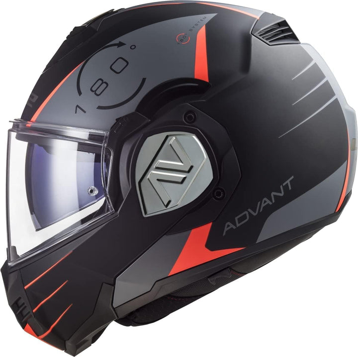 LS2, Modularhelme motorrad ADVANT Codex mat black titanium, XL XL mat black titanium, XL mat black t
